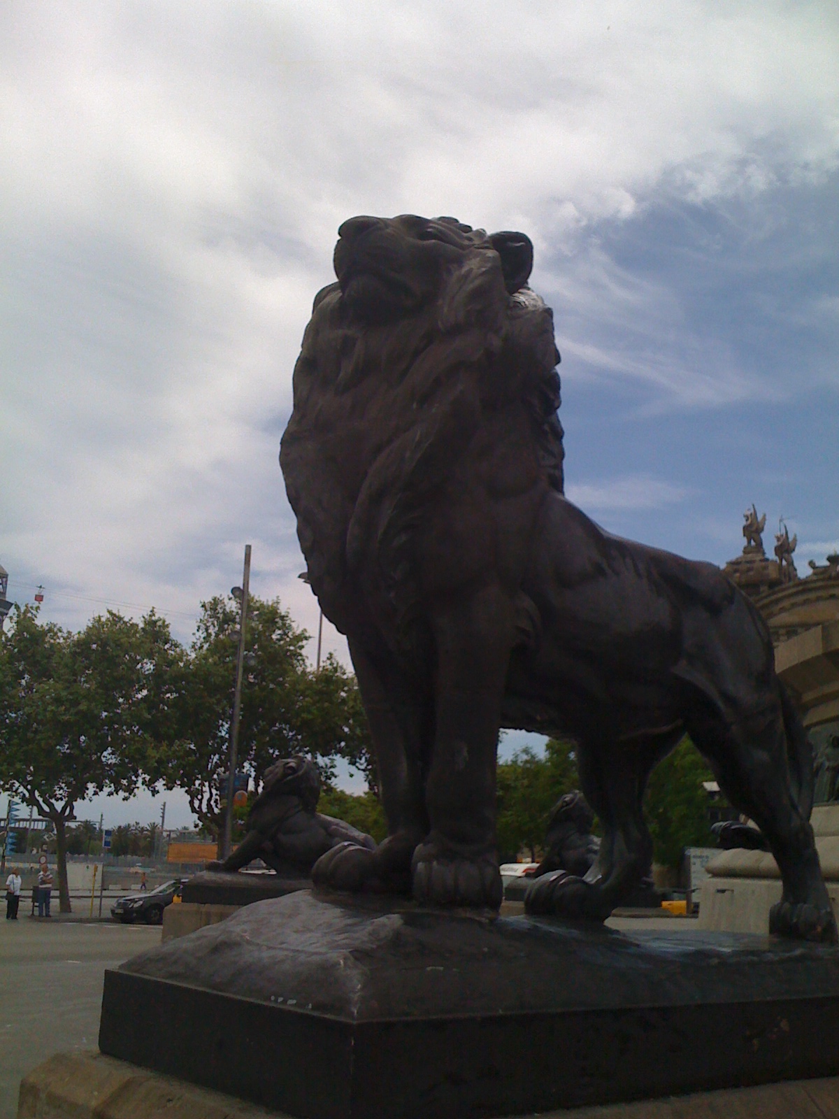 lions in barcelona spain