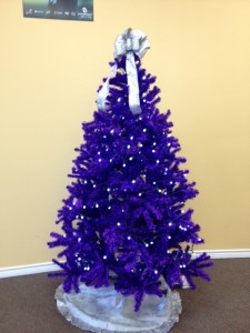 purple christmass tree 2011